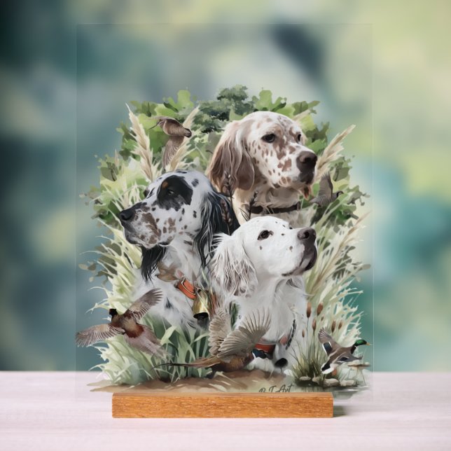 Señal Acrílica Setter Hermosos (Neutral )