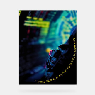 Señal Acrílica Signo de acrílico del personalizado de Cyberpunk E