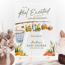 Señal Acrílica Signo de bienvenida acrílico moderno de pesca Baby