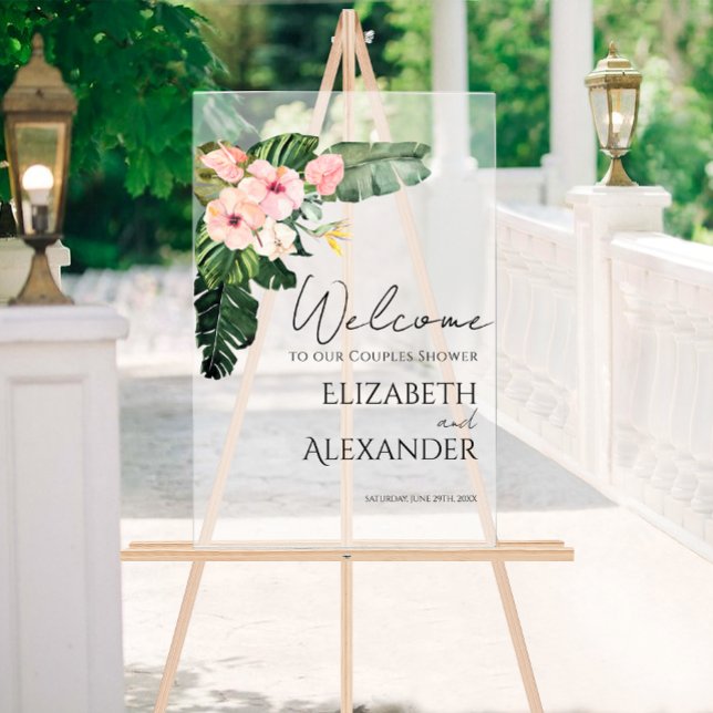 Señal Acrílica Signo de bienvenida de ducha de las parejas acríli (Subido por el creador)