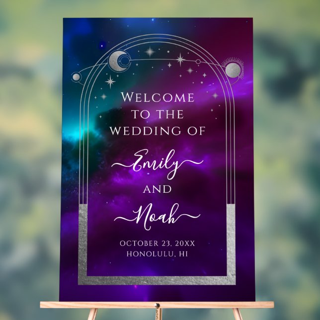 Señal Acrílica Signo de bienvenida de las estrellas de la luna de (Neutral )