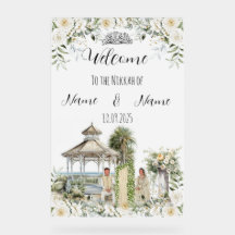 Signo islámico floral Nikkah