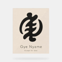 Símbolo Adinkra Gye Nyame | Herencia Africana Mini