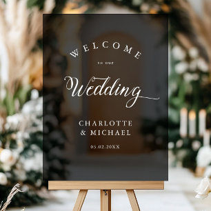 Señal Acrílica Simpel, elegante boda
