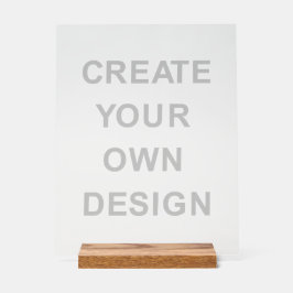 Señal Acrílica Simply - Create Your Own Acrylic Sign