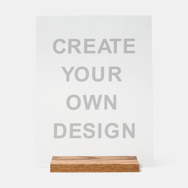 Señal Acrílica Simply - Create Your Own Acrylic Sign (Anverso)