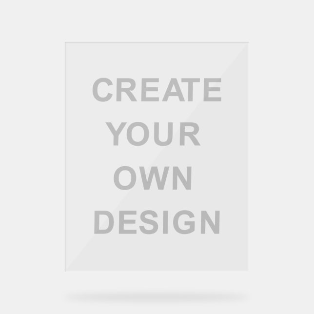 Señal Acrílica Simply - Create Your Own Acrylic Sign (Anverso)