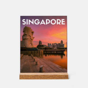 Señal Acrílica Singapur