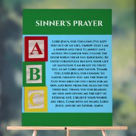 SEÑAL ACRÍLICA SINNERS PRAYER