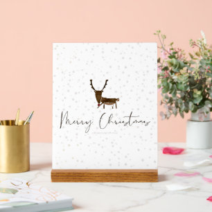 Señal Acrílica SlipperyJoe Merry Nocheveris rinoceronte