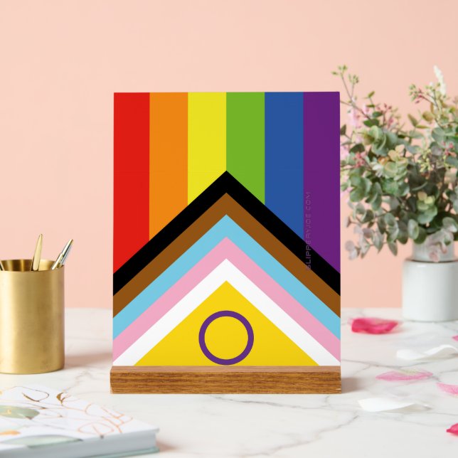 Señal Acrílica SlipperyJoe Progreso del progreso de la bandera de (Boda)