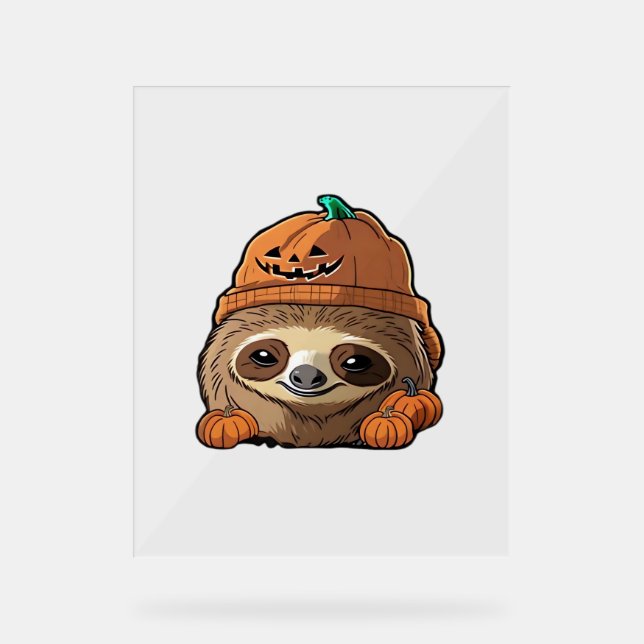 Señal Acrílica Sloth espuki sison halloween Classic T-Shirt (Anverso)