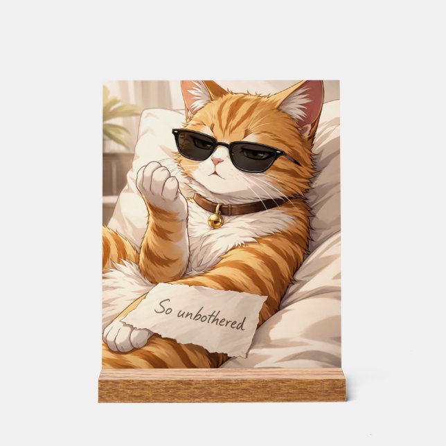 Señal Acrílica So very unbothered (Anverso)