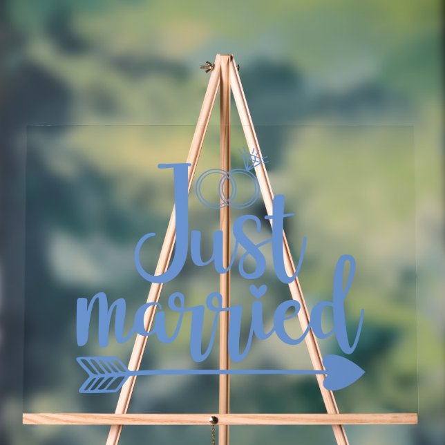 Señal Acrílica Solo azul casado (Neutral )