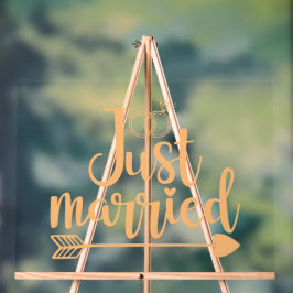 Señal Acrílica Solo una chica casada