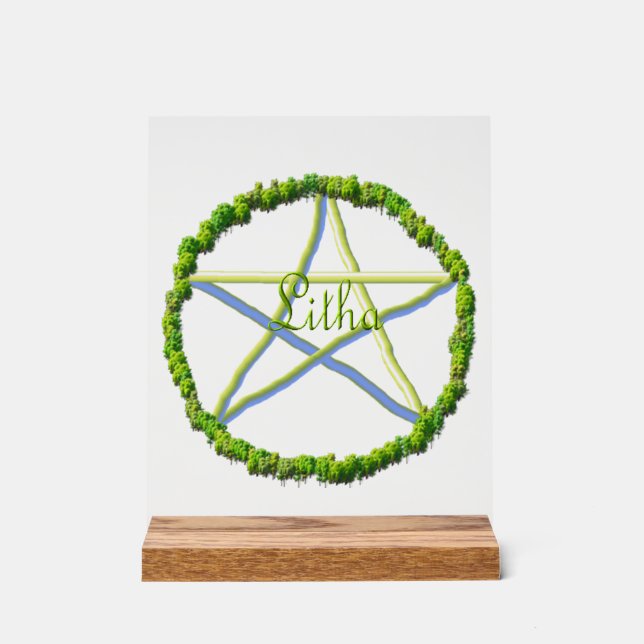 Señal Acrílica Solsticio de verano (Anverso)