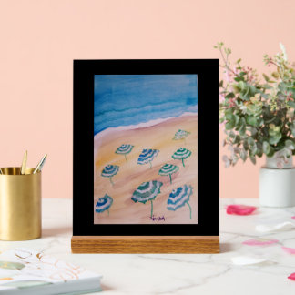 Señal Acrílica sombrillas acuáticas