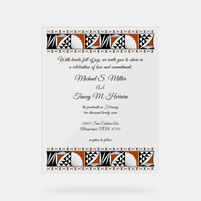 Señal Acrílica Southwest Sunrise (Anverso)