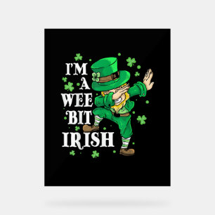 Señal Acrílica Soy un irlandés humorístico, amante del Día de San