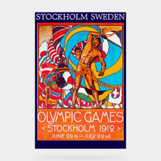 Señal Acrílica "Stockholm Olympics' 1912" Acrylic Sign