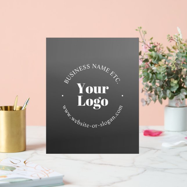 Señal Acrílica Su logotipo comercial o diseño y texto editable (Boda)