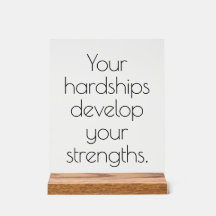 Su Rótulo acrílico de penurias