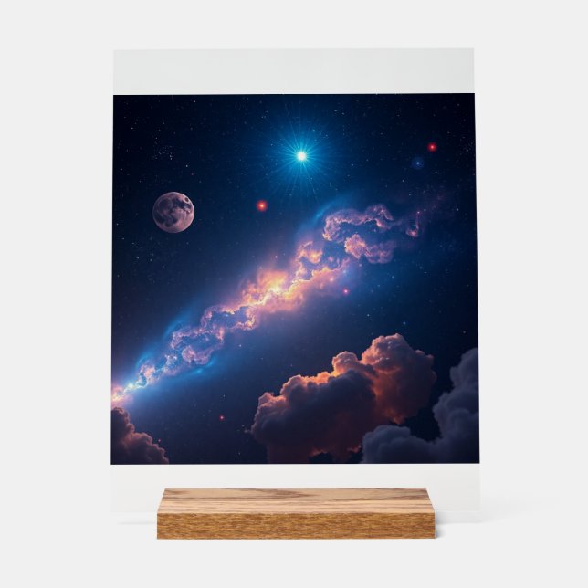 Señal Acrílica Sueño celeste (Anverso)