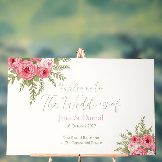 Señal Acrílica Sueño de Fucsia (Neutral )