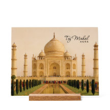 Taj Mahal Agra India Acuarela Viaje
