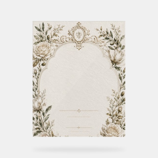 Señal Acrílica Tarjeta postal (Anverso)
