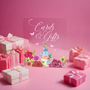 Señal Acrílica Tarjetas y regalos Alicia en el país de las maravi