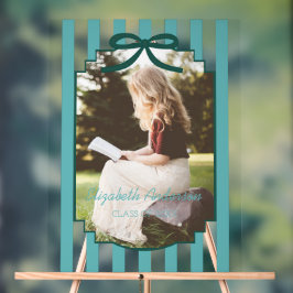 Señal Acrílica Teal Green Graduation