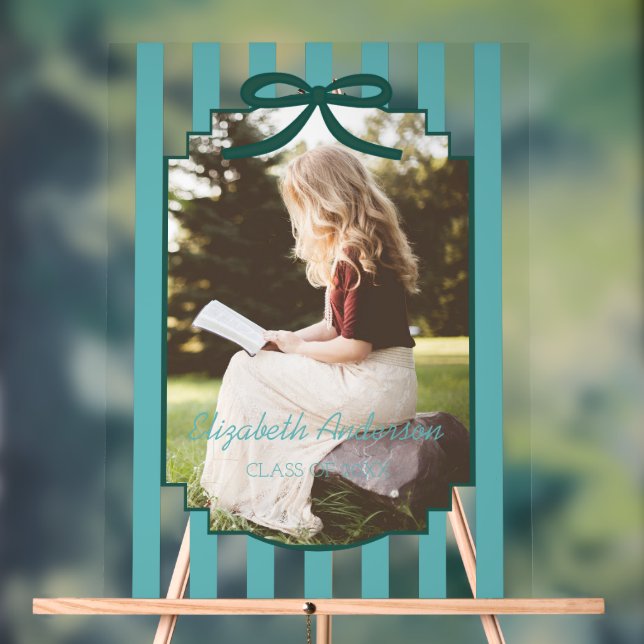 Señal Acrílica Teal Green Graduation (Neutral )