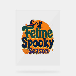 Señal Acrílica Temporada de fantasía de Feline