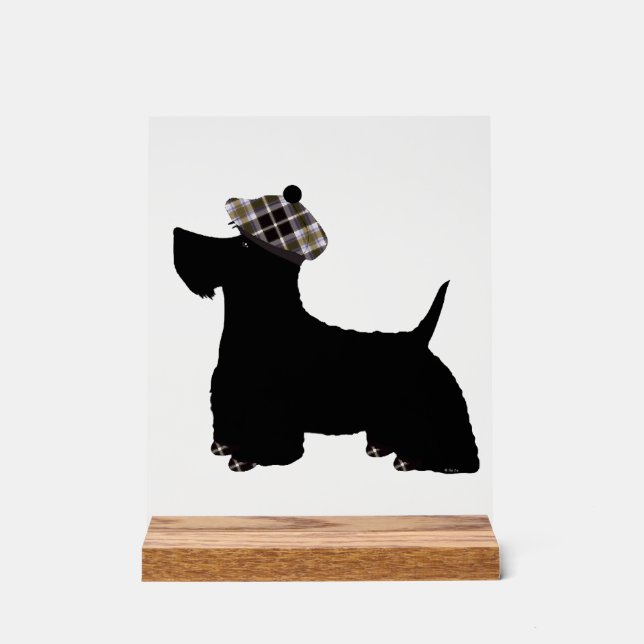 Señal Acrílica Terrier Escocés (Anverso)