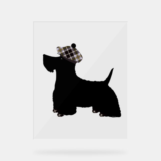 Señal Acrílica Terrier escocés (Anverso)