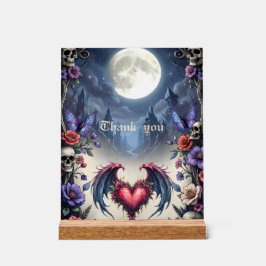 Señal Acrílica Till Death & Moonlight Bind Us