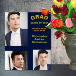 Señal Acrílica Tipografía minimalista 3 Graduación fotográfica