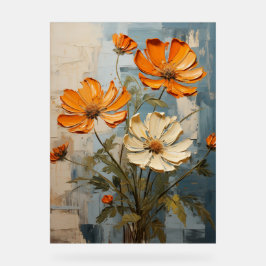 Señal Acrílica Tithonia - Impasto Floral