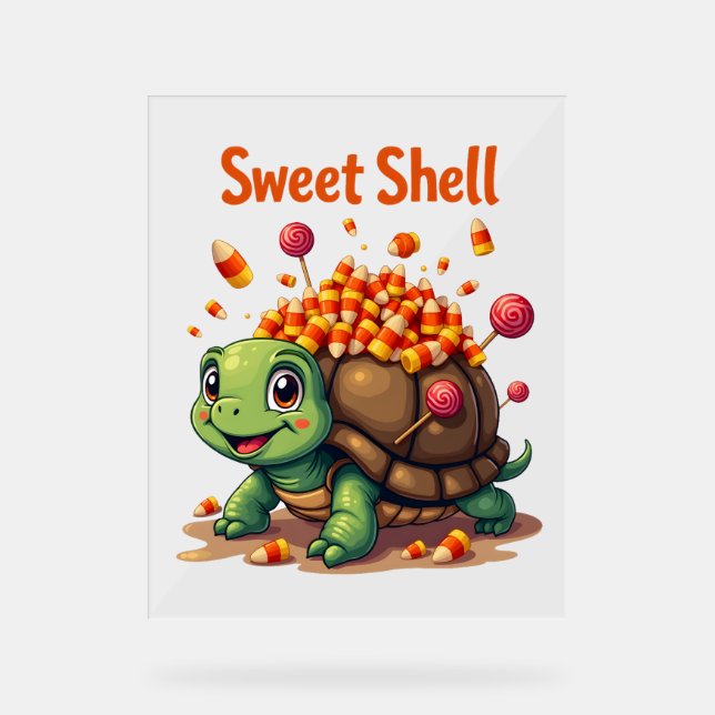 Señal Acrílica Tortuga de caparazón (Anverso)