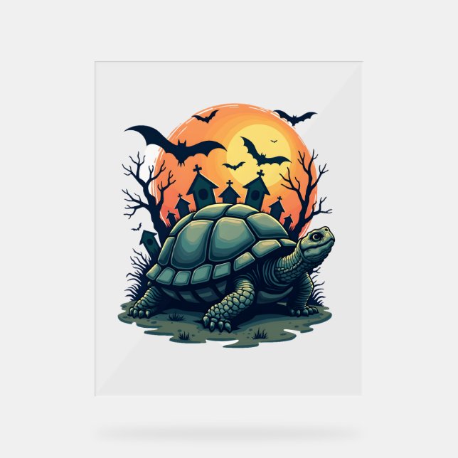 Señal Acrílica Tortuga de gritos (Anverso)