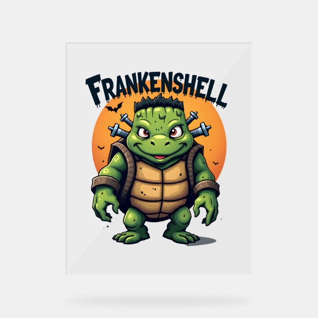 Señal Acrílica Tortuga Frankenshell (Anverso)