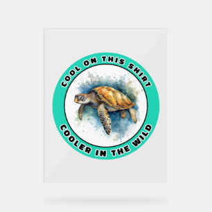 Señal Acrílica Tortuga marina