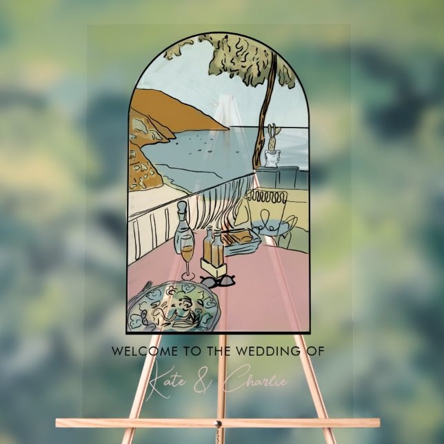 Señal Acrílica Trato Boda italiano (Neutral )