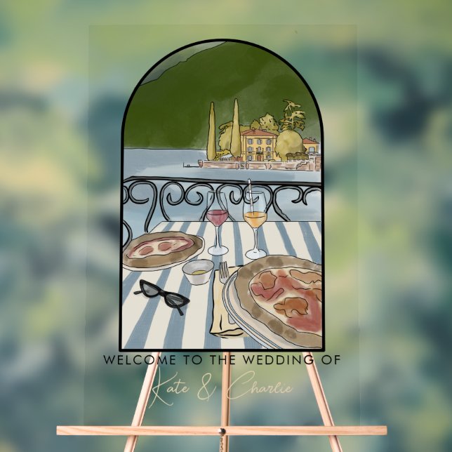 Señal Acrílica Trato Boda italiano (Neutral )