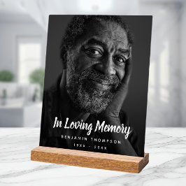 Señal Acrílica Tributo al funeral de personalizado