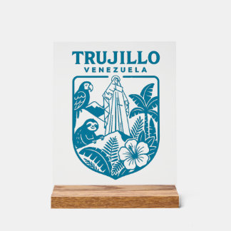Señal Acrílica Trujillo Venezuela | Diseño cultural Venezolano