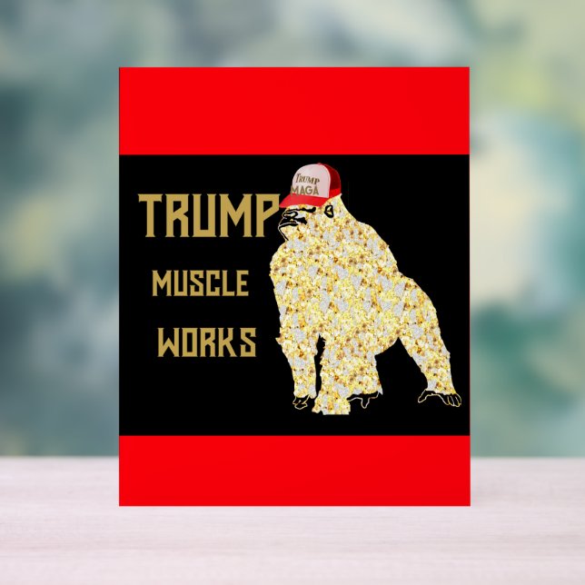 SEÑAL ACRÍLICA TRUMP (Neutral )