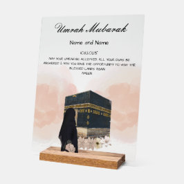 Señal Acrílica Umrah Mubarak