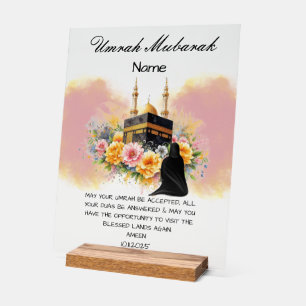 Señal Acrílica Umrah Mubarak